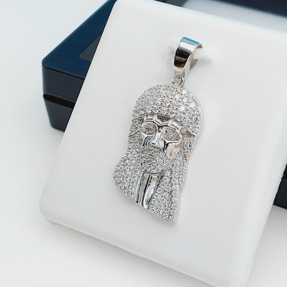 "925 Sterling Silver Cubic Zirconia Pendant, UU1P6A6024 - Picture 6 of 9